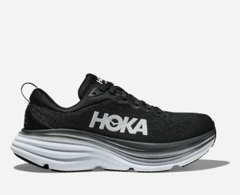 HOKA Bondi 8 Chaussures pour Homme en Black White Taille 40 2 3