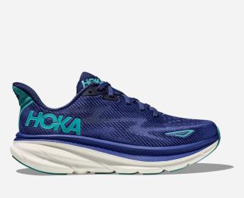 HOKA Clifton 9 Chaussures pour Femme en Bellwether Blue Evening